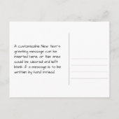 Carte Postale 2023 HEUREUSE NOUVELLE ANNÉE !, Motif de feux d'ar (Dos)