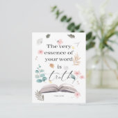 Carte Postale 2023 JW année texte Psaume 119:160 (Debout devant)