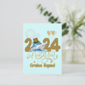 Carte Postale 2024 Groupe de voyage NYE pour le Nouvel An Cruise (Debout devant)