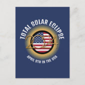 CARTE POSTALE 2024 TOTAL SOLAIRE ECLIPSE USA (Devant)