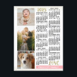 Carte Postale 2025 Calendrier Blush Pink Gold Family Photo Colla<br><div class="desc">Célébrez 2025 avec ces élégantes cartes postales du calendrier photo collage. Avec des dates faciles à lire en noir gras, ce calendrier joliment simple a les mots "2025" et "LOVE" en parties scintillant fausse or avec une barre rose rousse le long du bas pour votre nom de famille personnalisé ou...</div>