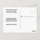 Carte Postale 2026, Bonne année ! (Dos)