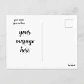 Carte Postale 2026, Bonne année ! Étoiles de Parties scintillant (Dos)