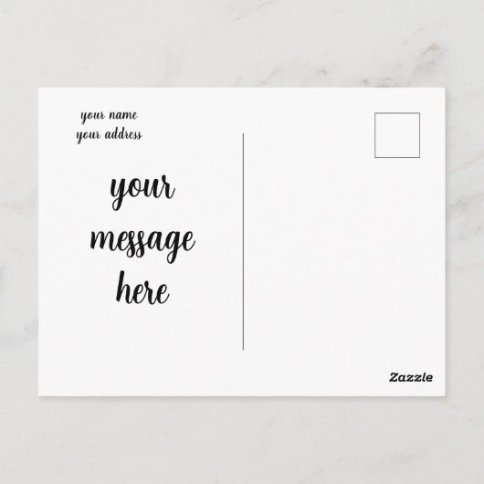 Carte Postale 2026, Bonne année ! Étoiles de Parties scintillant (Dos)