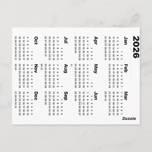 Carte Postale 2026 Dad Jokes Advent Calendar Christmas Countdown (Dos)