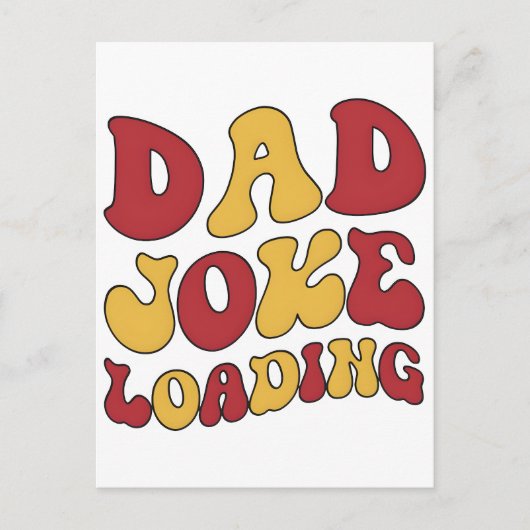 Carte Postale 2026 Dad Jokes Advent Calendar Christmas Countdown (Devant)