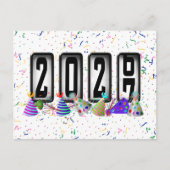 Carte Postale 2027 Bonne Année Odomètre (Devant)