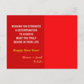 Carte Postale 202x Joyeux Nouvel An, Drapeau britannique, Big Be (Dos)