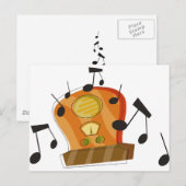 Carte Postale 20 août, Journée nationale de la radio (Devant / Derrière)