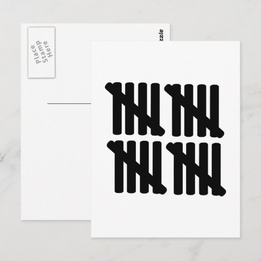 Carte Postale 20e anniversaire (Devant / Derrière)