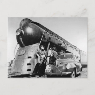 Carte Postale 20th Century Limited Vintage New York Central Rail