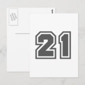 CARTE POSTALE 21 (Devant / Derrière)