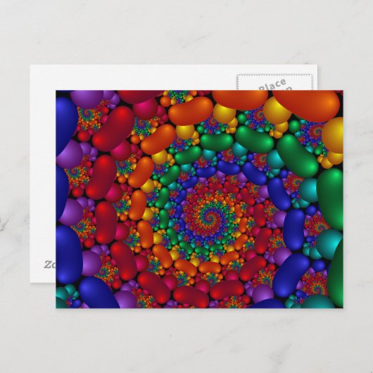 Carte Postale 210 Fractal (Devant / Derrière)