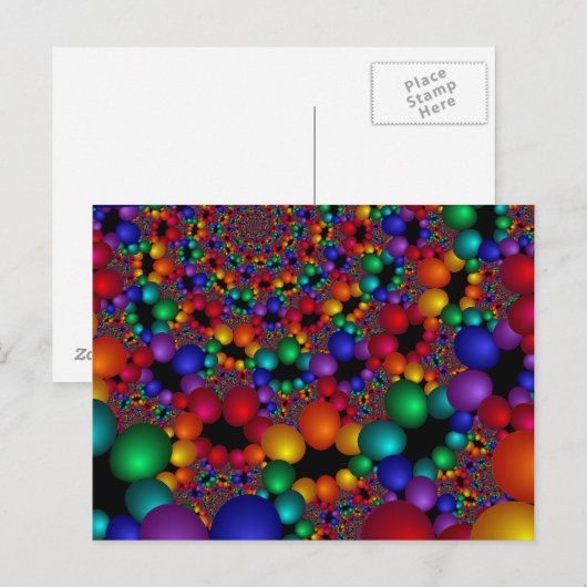 Carte Postale 211 Fractal (Devant / Derrière)