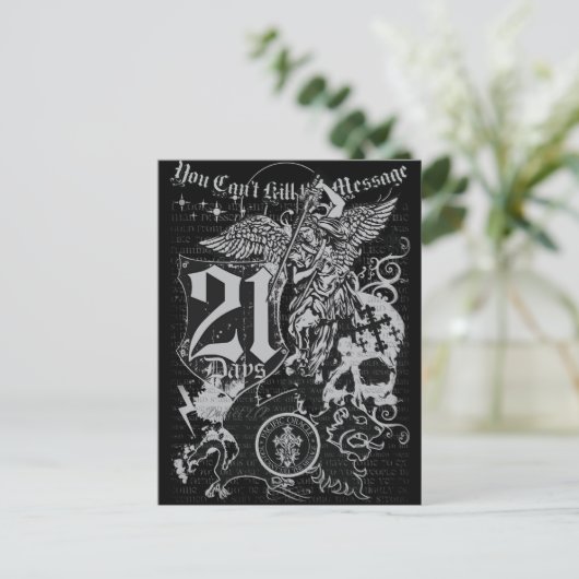 Carte Postale 21 jours (Debout devant)