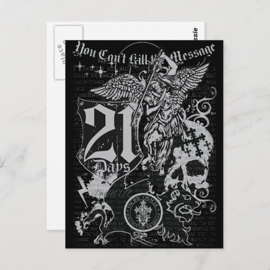 Carte Postale 21 jours (Devant / Derrière)