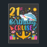 Carte Postale 21e anniversaire Croisière B-Day Party<br><div class="desc">21e Anniversaire Croisière B-Day Party Amusant design Cadeau Classique Carte Postale Classique Collection Classique.</div>