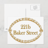 Carte Postale 221b, rue Baker (Devant / Derrière)
