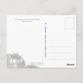 Carte Postale 230 - Lagon du Palais d'été (Dos)