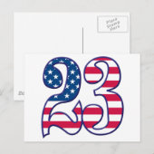 Carte Postale 23 ans USA (Devant / Derrière)