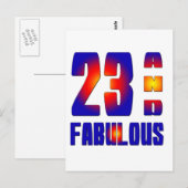 Carte Postale 23 Et Fabuleux (Devant / Derrière)