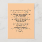 Carte postale 23e Psaume (Devant)