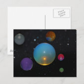 Carte Postale 23e univers spatial (Devant / Derrière)