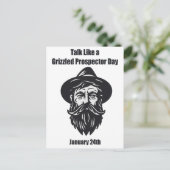 Carte Postale 24 janvier - Talk Like a Grizzled Prospector Day (Debout devant)