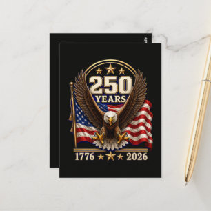 Carte Postale 250 Ans d'Amérique Anniversaire 250e