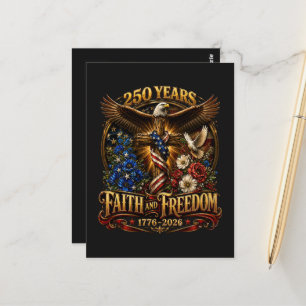 Carte Postale 250 Ans De Foi Et De Liberté Amérique