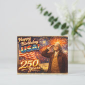 Carte Postale 250 Ans d'Excellence Benjamin Franklin USA (Debout devant)