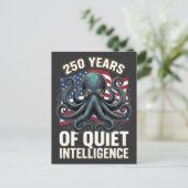 Carte Postale 250 Ans d'Intelligence Silencieuse Pieuvre (Debout devant)