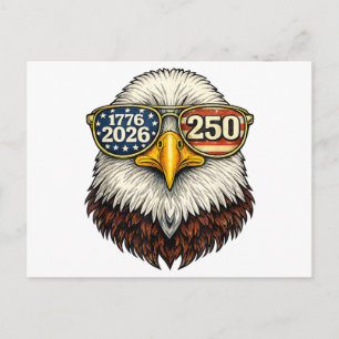 Carte Postale 250e anniversaire États-Unis 1776-2026 Aigle chauv