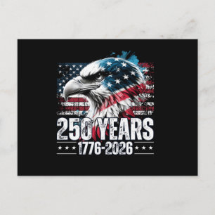 Carte Postale 250e anniversaire États-Unis Anniversaire Manches