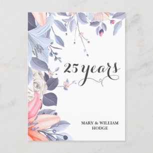 Carte Postale "25 ans de l'éternité : un anniversaire à retenir"