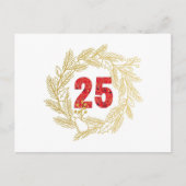 Carte Postale 25 jour | Noms De Jésus Alpha Et De L'Avent Oméga (Devant)