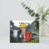 Carte Postale 25e Division d'infanterie de la division d'infante (Debout devant)