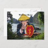 Carte Postale 25e Division d'infanterie de la division d'infante (Devant / Derrière)