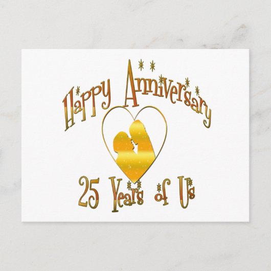 Carte Postale 25ème. Anniversaire (Devant)