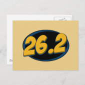 CARTE POSTALE 26.2 (Devant / Derrière)