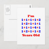 Carte Postale 27 ans ! (Devant / Derrière)