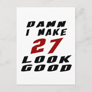 Carte Postale 27 Designs d'anniversaire