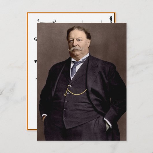 Carte Postale 27 William Howard Taft (Devant / Derrière)