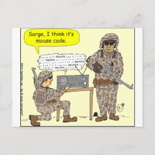 Carte Postale 299 mouse code cartoon