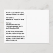 Carte Postale 29e anniversaire - Fun Fireworks, Rainbow Look "29 (Dos)