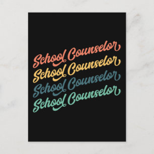 Carte Postale 2/2- Retour À L'École Conseillers Vintages