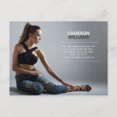 Carte Postale 2 Acteur de modèle recto verso (Dos)