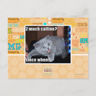 Carte Postale 2 beaucoup de caffine ?