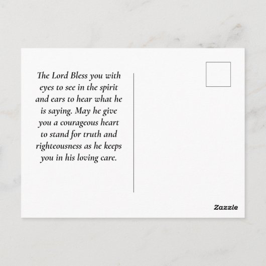 Carte Postale 2 Chroniques 7:14 Si Mon Peuple Priait (Dos)