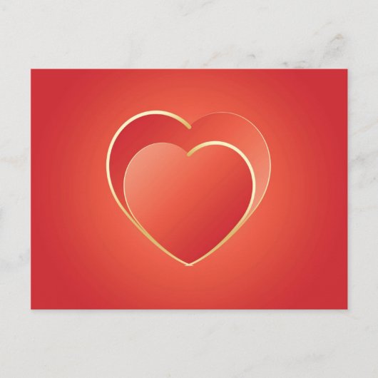 Carte Postale 2 coeurs (Devant)